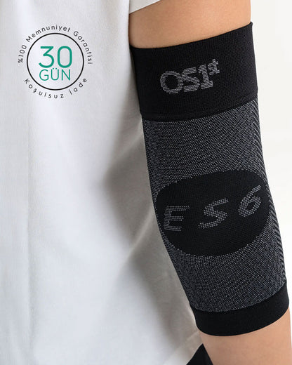 ES6 spor için kompresyonlu dirsek desteği